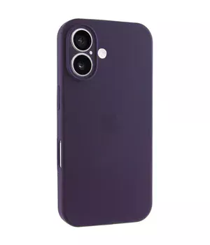 Чехол Silicone Case Full Camera Protective (AA) для Apple iPhone 17 (6.3") Фиолетовый / Elderberry