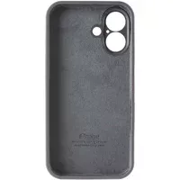 Чехол Silicone Case Full Camera Protective (AA) для Apple iPhone 17 (6.3") Серый / Dark Gray
