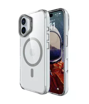 Чехол TPU Space Case Apex with MagSafe для Apple iPhone 17 (6.3") Grey