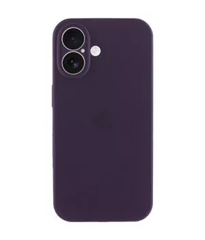 Чехол Silicone Case Full Camera Protective (AA) для Apple iPhone 17 (6.3") Фиолетовый / Elderberry
