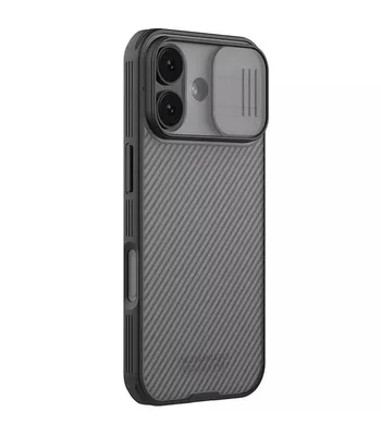 Карбоновая накладка Nillkin CamShield Pro для Apple iPhone 17 (6.3") Transparent black