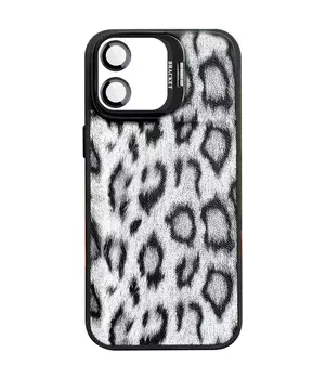 Чехол TPU+PC Wild Leopard with MagSafe and Lens для Apple iPhone 17 (6.3") Black