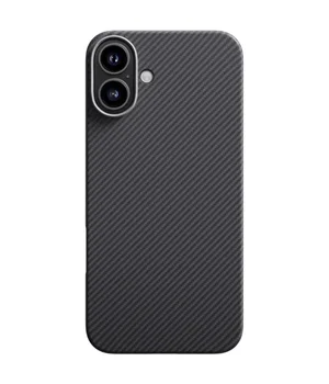 Чехол PC Carbon Protection Slim with MagSafe для Apple iPhone 17 (6.3") Black