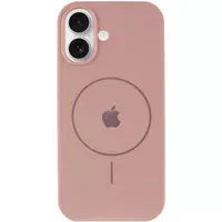 Чехол Silicone Case Full Protective (AA) V2 with MagSafe для Apple iPhone 17 (6.3") Розовый / Pink Sand