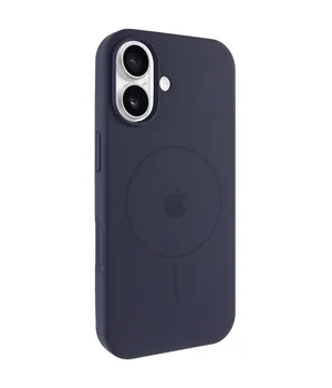 Чехол Silicone Case Full Protective (AA) V2 with MagSafe для Apple iPhone 17 (6.3") Темно-синий / Midnight blue Чехол Silicone Case Full Protective (AA) V2 with MagSafe для Apple iPhone 17 (6.3") Темно-синий / Midnight blue