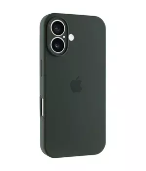 Чехол Silicone Case Full Camera Protective (AA) для Apple iPhone 17 (6.3") Зеленый / Cyprus Green