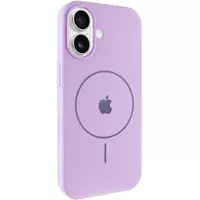 Чохол Silicone Case Full Protective (AA) V2 with MagSafe для Apple iPhone 17 (6.3") Бузковий / Lilac