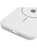 Чехол Silicone Case Full Protective (AA) V2 with MagSafe для Apple iPhone 17 (6.3") Белый / White