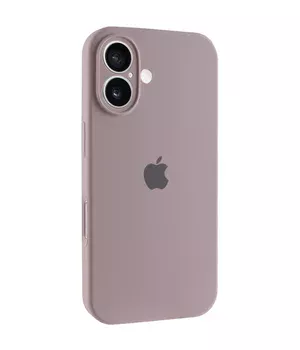 Чехол Silicone Case Full Camera Protective (AA) для Apple iPhone 17 (6.3") Серый / Lavender