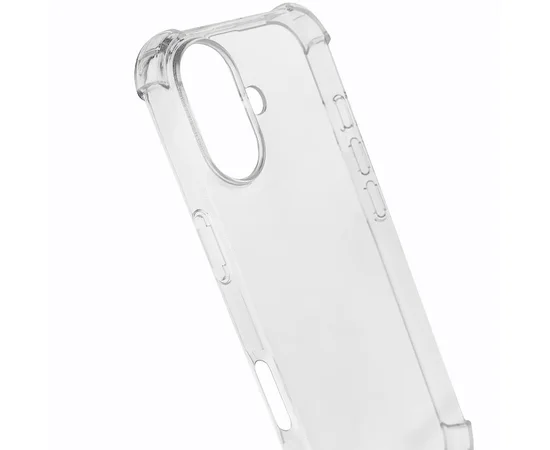 TPU чехол GETMAN Ease logo усиленные углы для Apple iPhone 17 (6.3") Бесцветный (прозрачный)