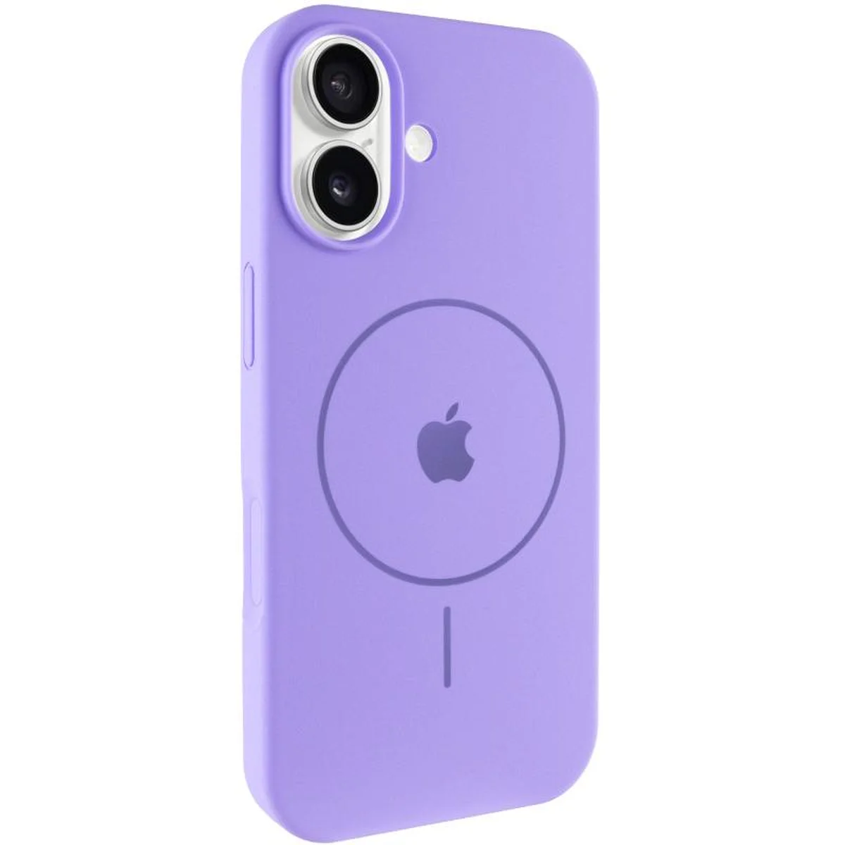 Чохол Silicone Case Full Protective (AA) V2 with MagSafe для Apple iPhone 17 (6.3") Бузковий / Dasheen