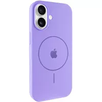 Чохол Silicone Case Full Protective (AA) V2 with MagSafe для Apple iPhone 17 (6.3") Бузковий / Dasheen