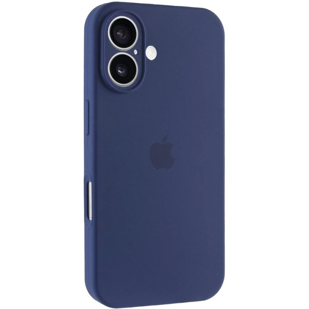 Чехол Silicone Case Full Camera Protective (AA) для Apple iPhone 17 (6.3") Синий / Deep navy