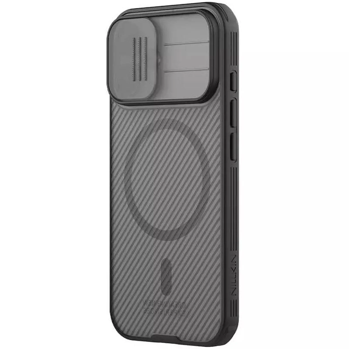 Карбонова накладка Nillkin CamShield Pro Magnetic для Apple iPhone 17 (6.3") Transparent black