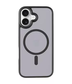 TPU+PC чохол Metal Buttons with MagSafe для Apple iPhone 17 (6.3") Чорний / Black