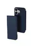 Чехол-книжка Dux Ducis с карманом для визиток для Apple iPhone 17 (6.3") Синий