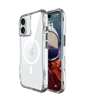 Чехол TPU Space Octagon with MagSafe для Apple iPhone 17 (6.3") Clear