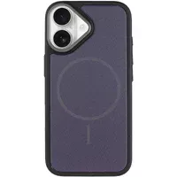 Чохол PC TechWoven Hybrid with MagSafe для Apple iPhone 17 (6.3") Black / Purple