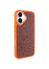 Чохол PC TechWoven Hybrid with MagSafe для Apple iPhone 17 (6.3") Orange / Brown