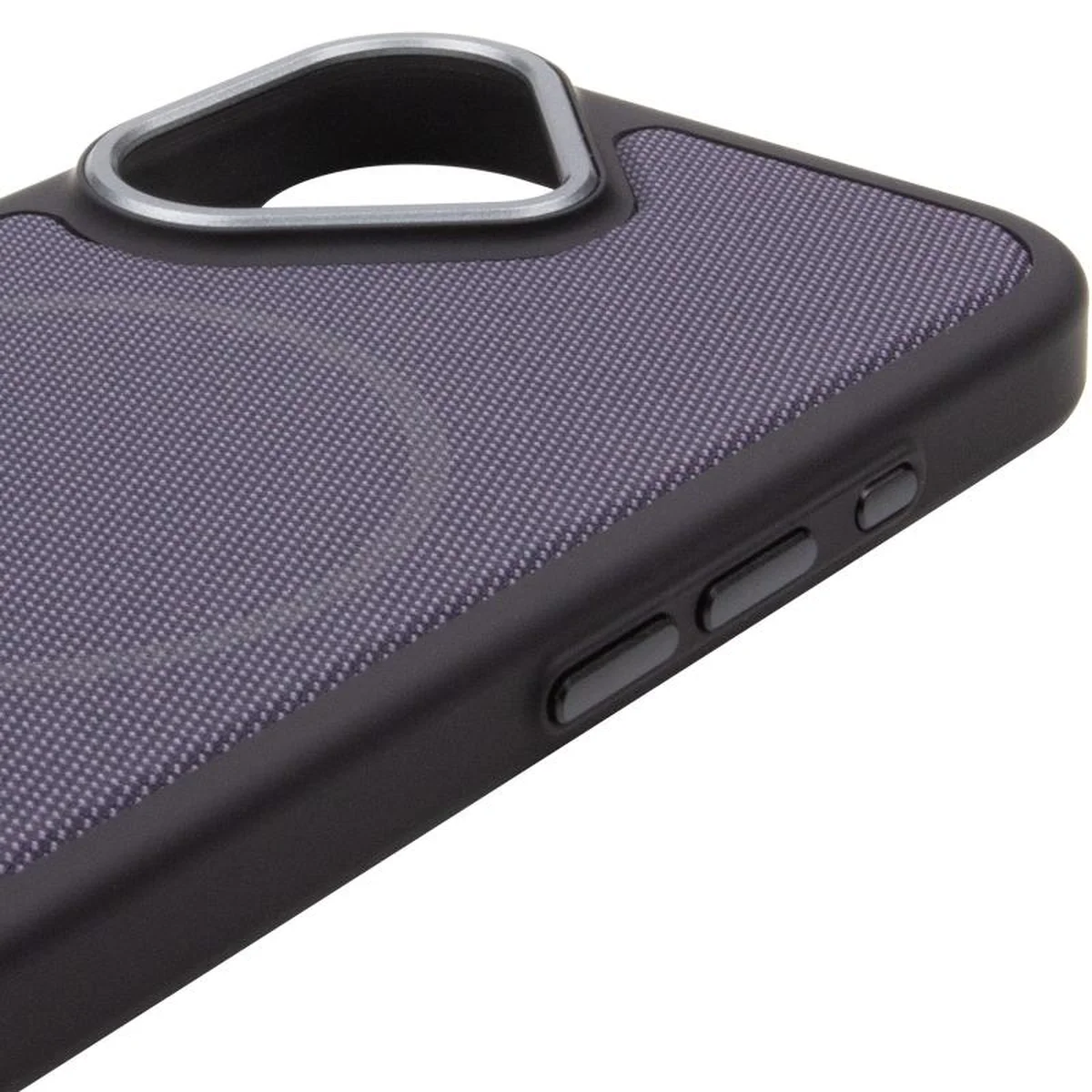 Чохол PC TechWoven Hybrid with MagSafe для Apple iPhone 17 (6.3") Black / Purple