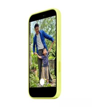 Чехол Silicone case (AAA) with Magsafe and Animation для Apple iPhone 17 (6.3") Neon Yellow