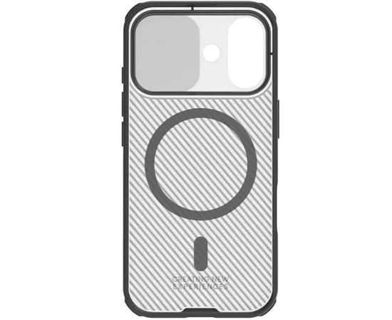 Карбоновая накладка Nillkin CamShield Pro Magnetic для Apple iPhone 17 (6.3") Transparent black