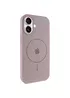 Чехол Silicone Case Full Protective (AA) V2 with MagSafe для Apple iPhone 17 (6.3") Серый / Lavender