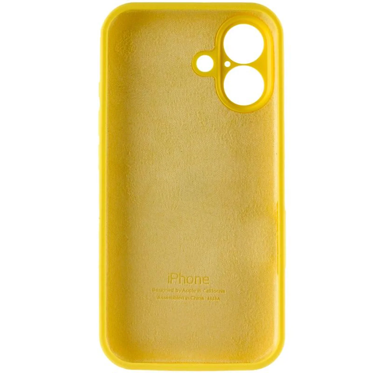 Чохол Silicone Case Full Camera Protective (AA) Apple iPhone 17 (6.3") Жовтий / Yellow