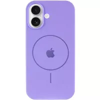 Чохол Silicone Case Full Protective (AA) V2 with MagSafe для Apple iPhone 17 (6.3") Бузковий / Dasheen