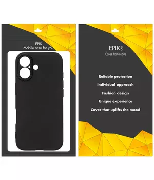 Чохол TPU Epik Black Full Camera для Apple iPhone 17 (6.3") Чорний