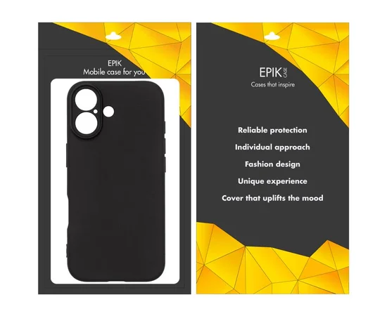 Чохол TPU Epik Black Full Camera для Apple iPhone 17 (6.3") Чорний