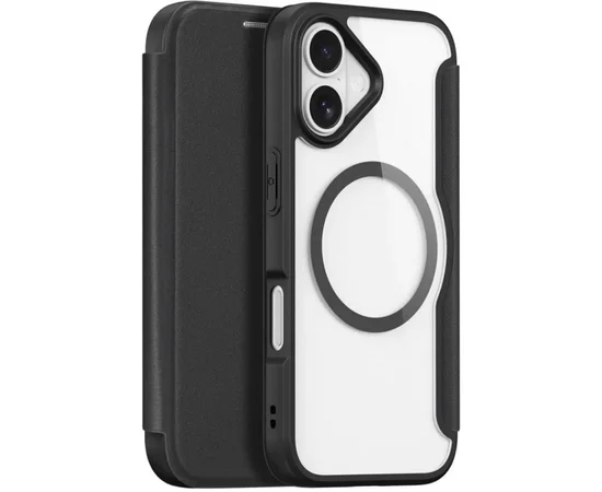Чехол-книжка Dux Ducis Skin X Pro with MagSafe для Apple iPhone 17 (6.3") Black