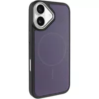 Чохол PC TechWoven Hybrid with MagSafe для Apple iPhone 17 (6.3") Black / Purple