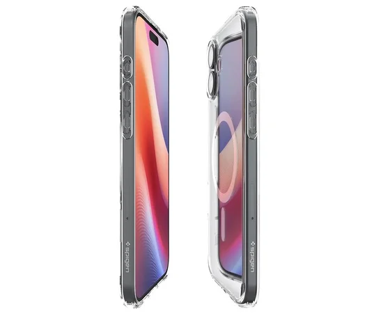 Чехол SGP Ultra Hybrid (MagFit) для Apple iPhone 17 (6.3") Прозрачный