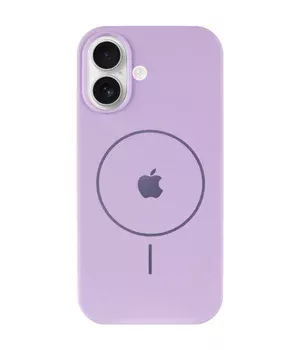 Чохол Silicone Case Full Protective (AA) V2 with MagSafe для Apple iPhone 17 (6.3") Бузковий / Lilac
