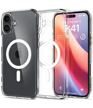 Чехол SGP Ultra Hybrid (MagFit) для Apple iPhone 17 (6.3") Прозрачный Чехол SGP Ultra Hybrid (MagFit) для Apple iPhone 17 (6.3") Прозрачный