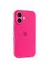 Чехол Silicone Case Full Camera Protective (AA) для Apple iPhone 17 (6.3") Розовый / Barbie pink