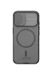 Карбоновая накладка Nillkin CamShield Pro Magnetic для Apple iPhone 17 (6.3") Transparent black
