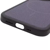 Чехол PC TechWoven Hybrid with MagSafe для Apple iPhone 17 (6.3") Black / Purple