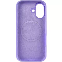 Чохол Silicone Case Full Protective (AA) V2 with MagSafe для Apple iPhone 17 (6.3") Бузковий / Dasheen