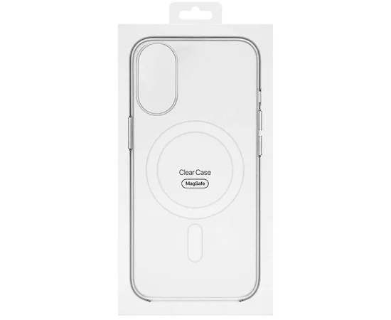 Чехол Clear Case (AAA) with MagSafe and Animation для Apple iPhone 17 (6.3") Clear
