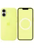 Чохол Silicone case (AAA) with Magsafe and Animation для Apple iPhone 17 (6.3") Neon Yellow
