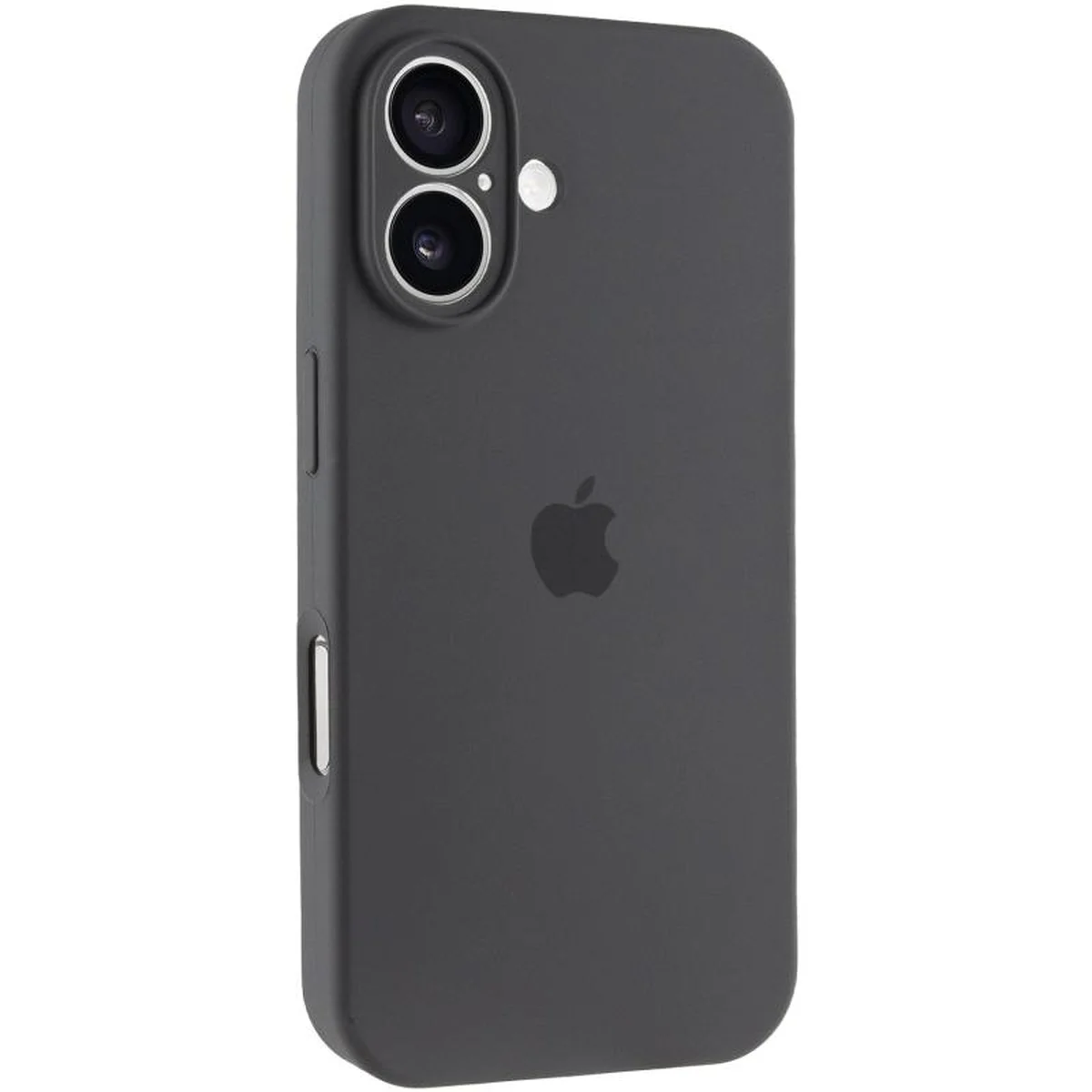 Чехол Silicone Case Full Camera Protective (AA) для Apple iPhone 17 (6.3") Серый / Dark Gray