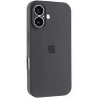 Чехол Silicone Case Full Camera Protective (AA) для Apple iPhone 17 (6.3") Серый / Dark Gray