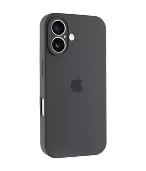 Чехол Silicone Case Full Camera Protective (AA) для Apple iPhone 17 (6.3") Серый / Dark Gray