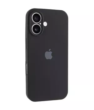 Чехол Silicone Case Full Camera Protective (AA) для Apple iPhone 17 (6.3") Черный / Black