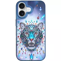 Чехол TPU+PC Crystal Hunt with MagSafe для Apple iPhone 17 (6.3") Blue