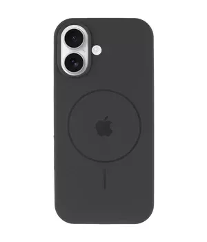 Чехол Silicone Case Full Protective (AA) V2 with MagSafe для Apple iPhone 17 (6.3") Серый / Dark Gray