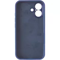 Чехол Silicone Case Full Camera Protective (AA) для Apple iPhone 17 (6.3") Синий / Deep navy
