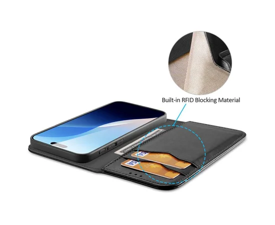 Чехол-книжка Dux Ducis Hivo для Apple iPhone 17 (6.3") Black